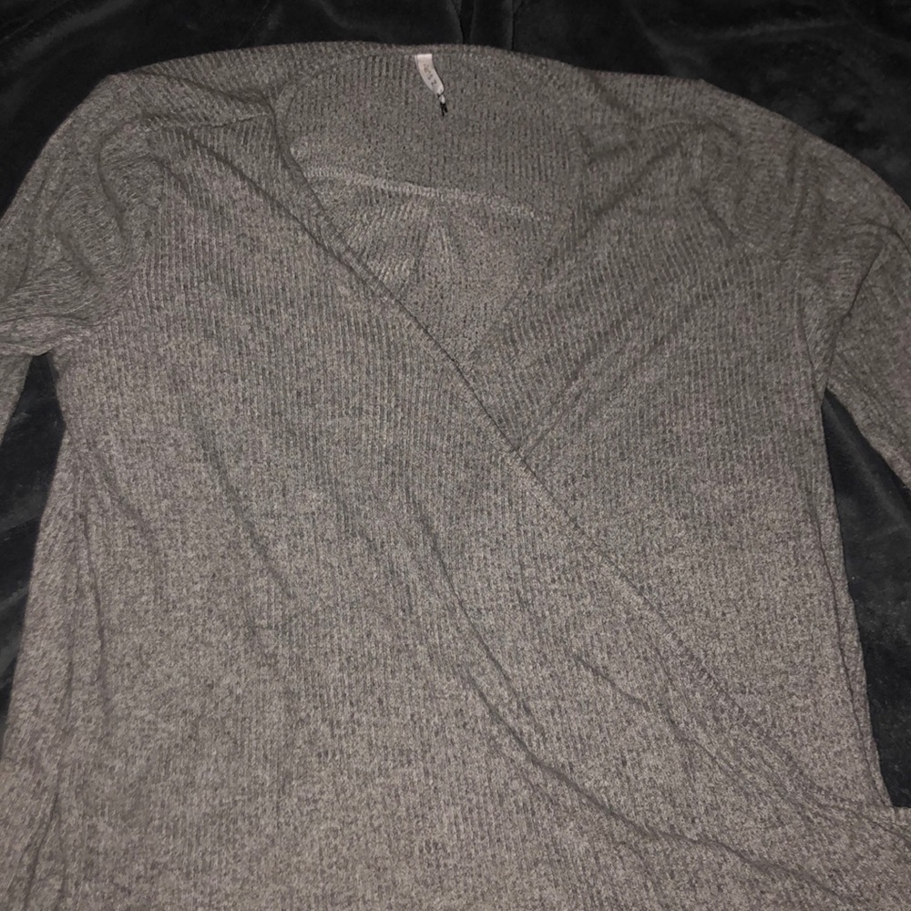 Gray sweater